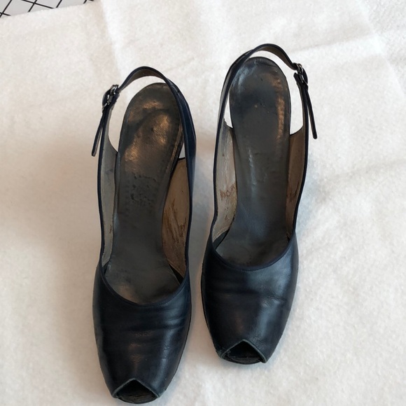 Antique/Vintage Peep Toe heels - Picture 1 of 16